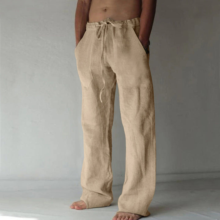 Alpenfeld | Herren Freizeithose im Japanischen Stil – Locker, Atmungsaktiv & Modern für Alltag und Urlaub