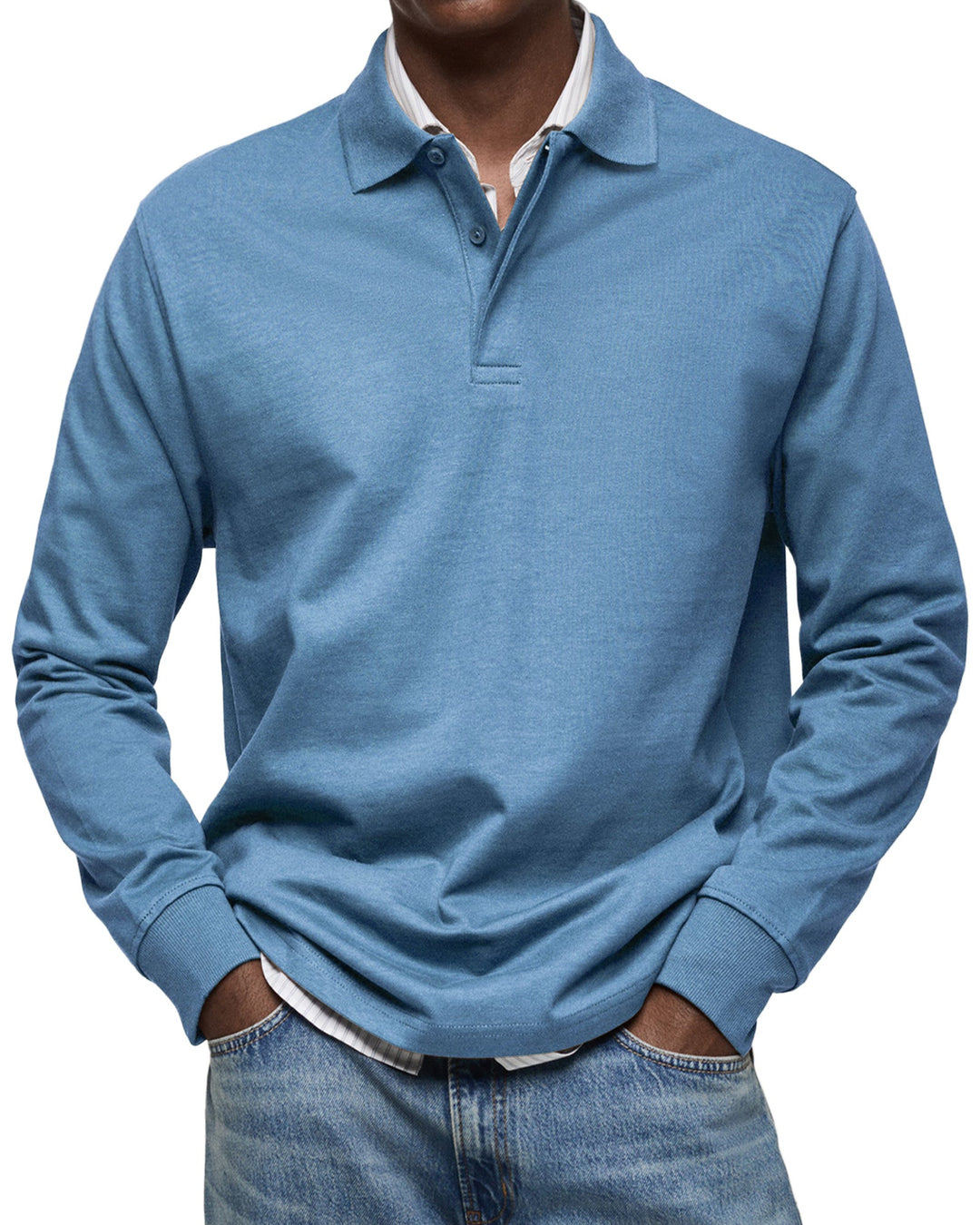 Sommerfeld | Langarm-Poloshirt für Herren (1 kaufen – 1 GRATIS dazu)