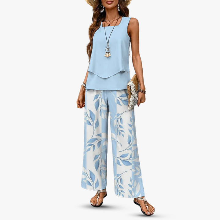 Amara™ – Premium Zweiteiliges Set mit Ärmellosem Top und Hose
