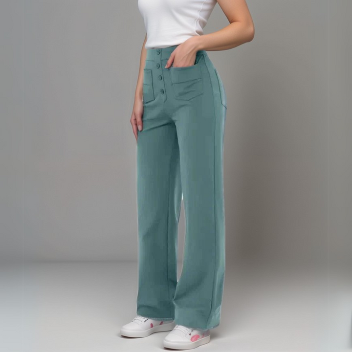 Alpenfeld | Elastische Hose mit hoher Taille