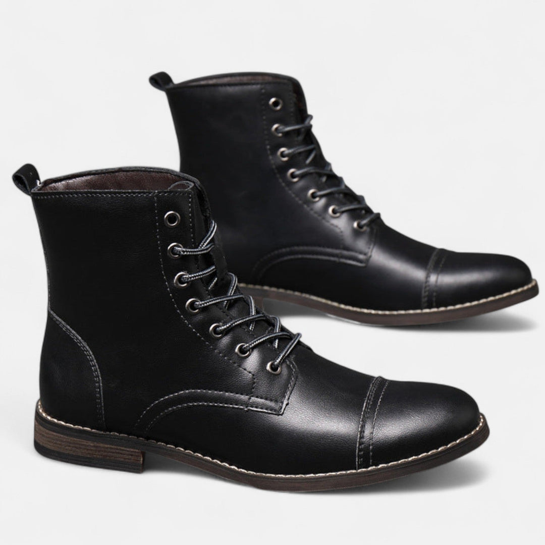 Alpenfeld | Elegante Herrenstiefel aus Kunstleder