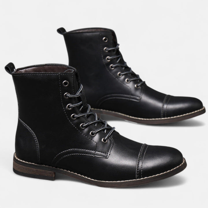 Alpenfeld | Elegante Herrenstiefel aus Kunstleder