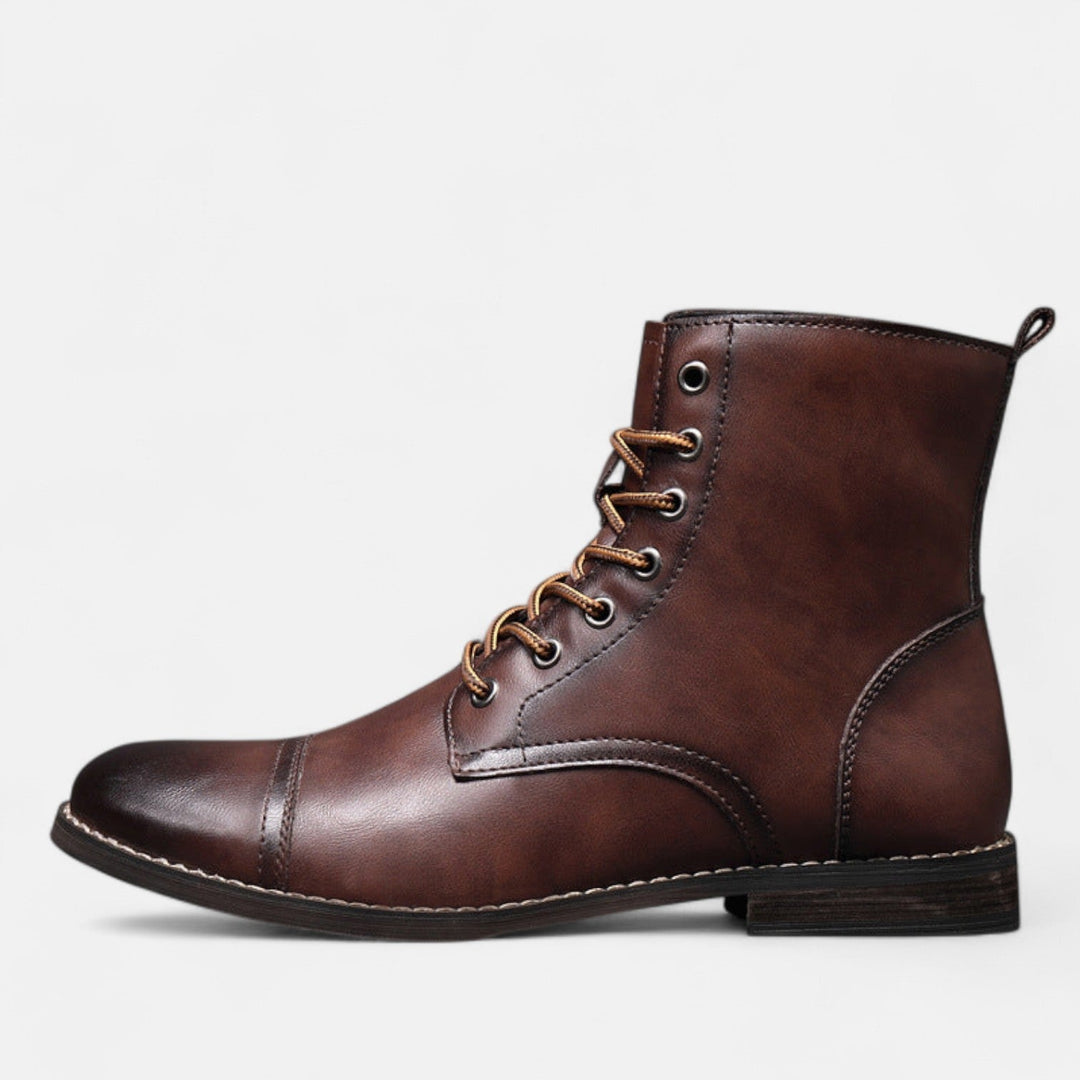 Alpenfeld | Elegante Herrenstiefel aus Kunstleder
