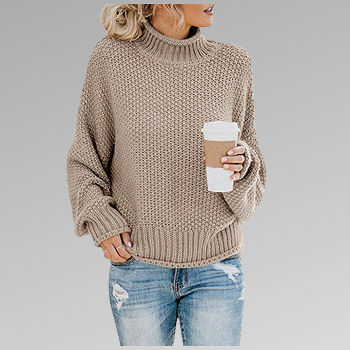 Alpenfeld | Pullover mit hohem Kragen