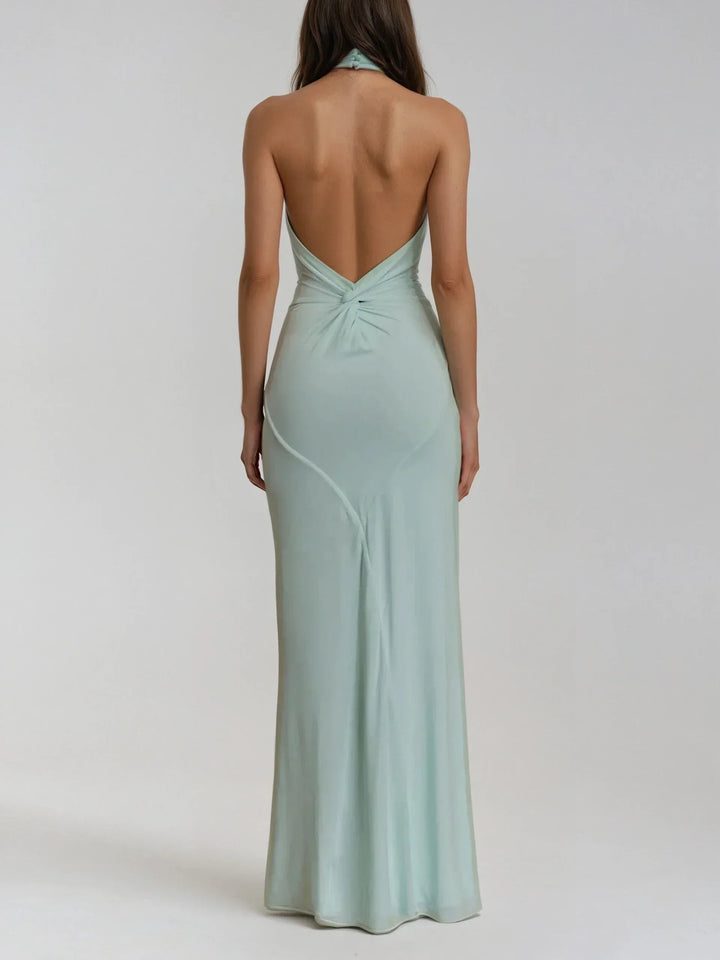 Sommerfeld | Halter Maxikleid