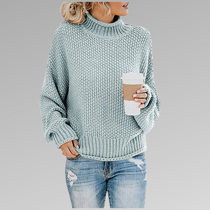 Alpenfeld | Pullover mit hohem Kragen
