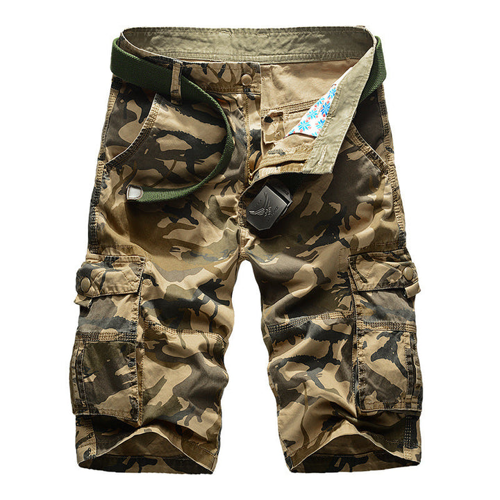 Sommerfeld | Lässige Baumwoll Camouflage Herren Shorts (1 kaufen, 1 GRATIS dazu)