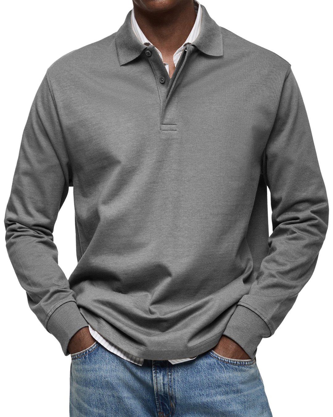 Sommerfeld | Langarm-Poloshirt für Herren (1 kaufen – 1 GRATIS dazu)