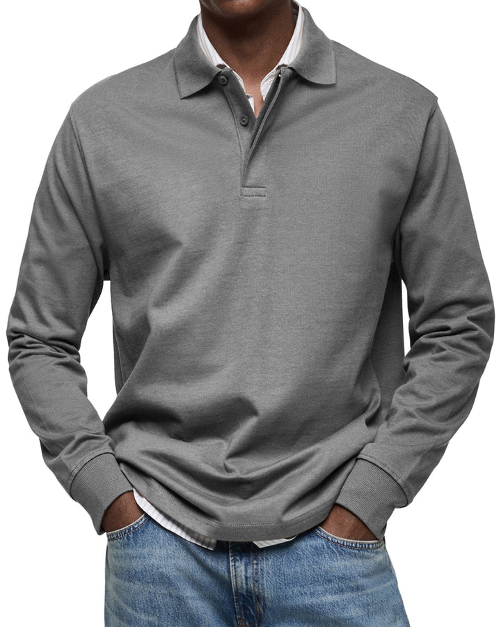 Sommerfeld | Langarm-Poloshirt für Herren (1 kaufen – 1 GRATIS dazu)