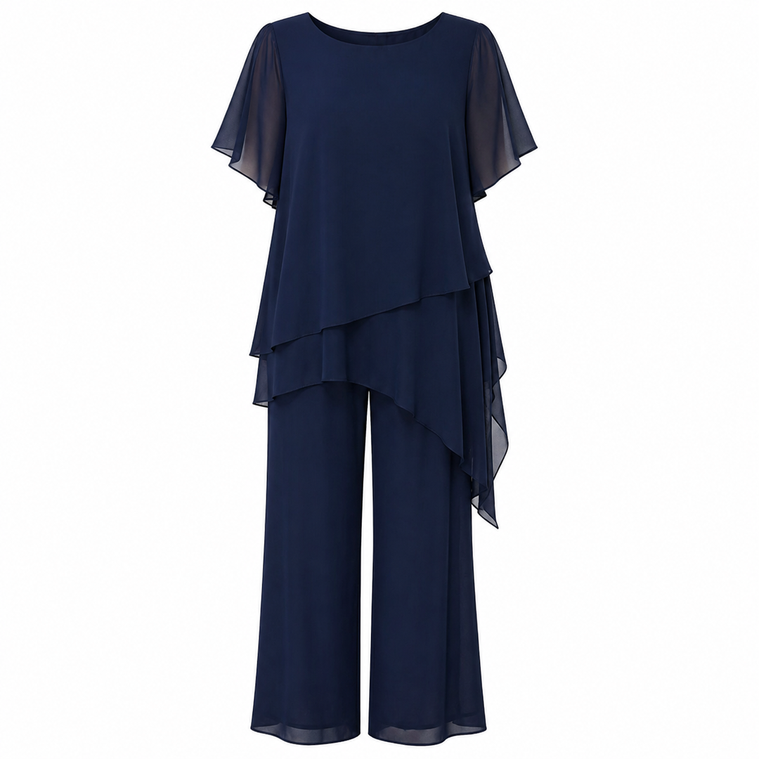 Sommerfeld | Zweiteiliges Set mit mehrlagigem Oberteil und Hose