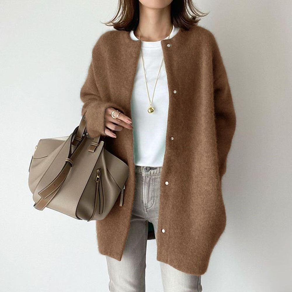 Alpenfeld | Langer Cardigan im Vintage-Stil