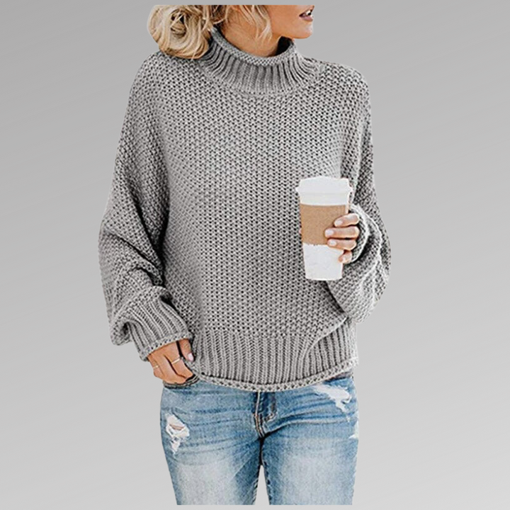 Alpenfeld | Pullover mit hohem Kragen
