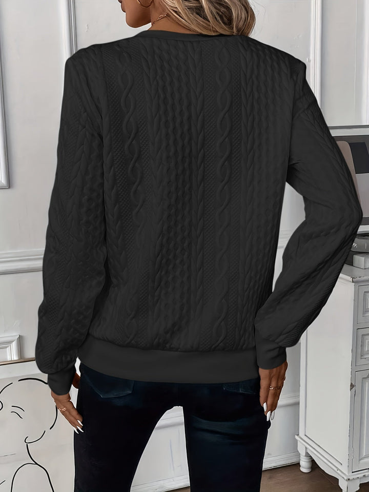 Sommerfeld | Eleganter Strickpullover mit Reißverschluss
