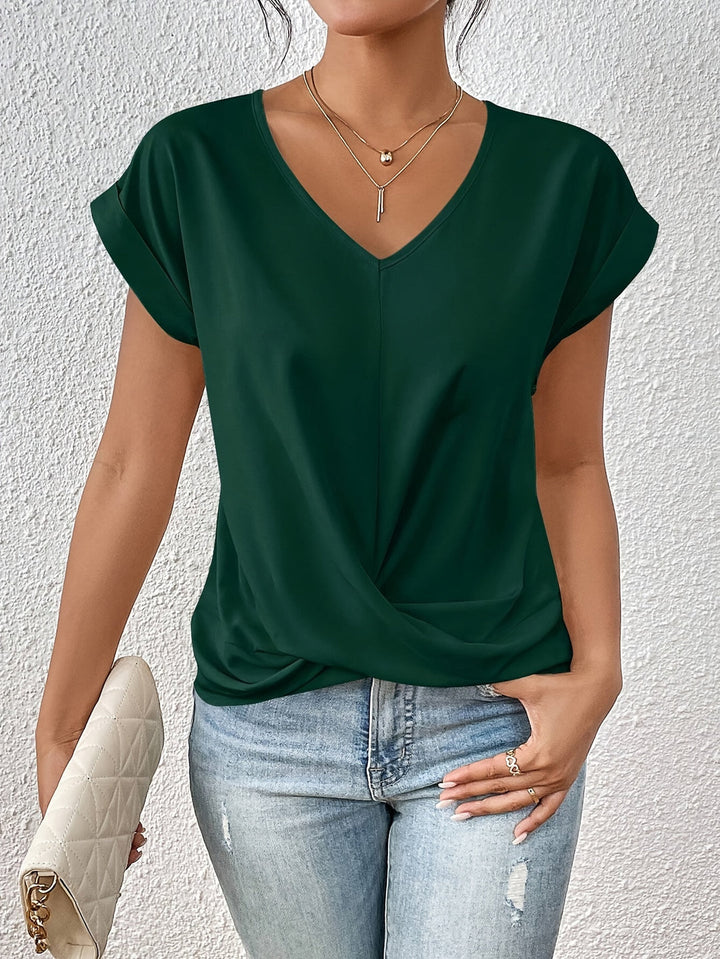Tionna | Gemütliches V-Ausschnitt Shirt