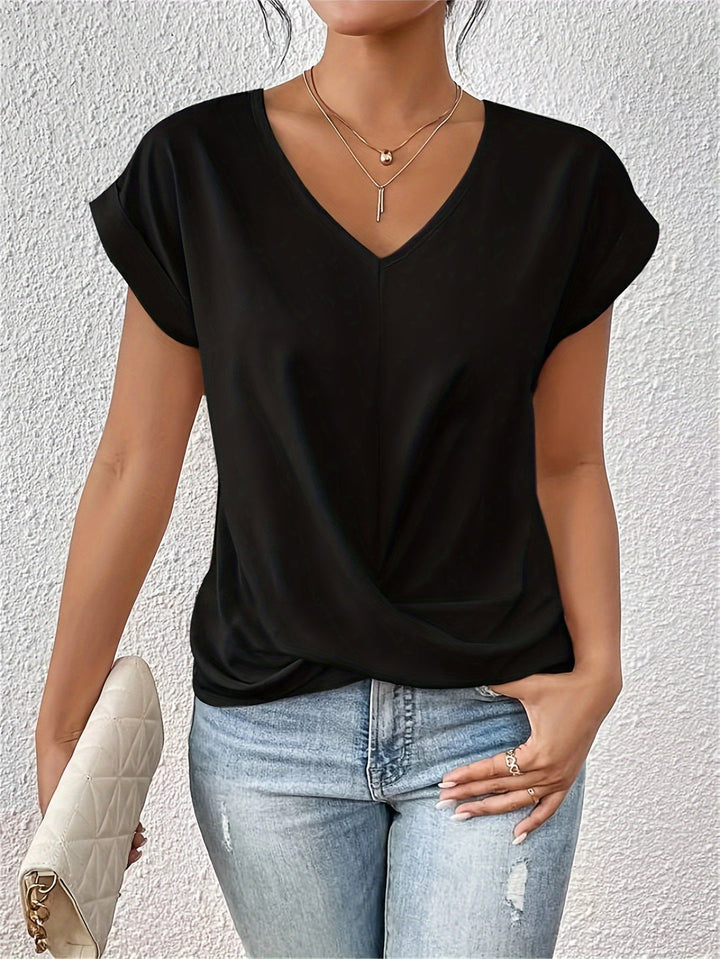 Tionna | Gemütliches V-Ausschnitt Shirt
