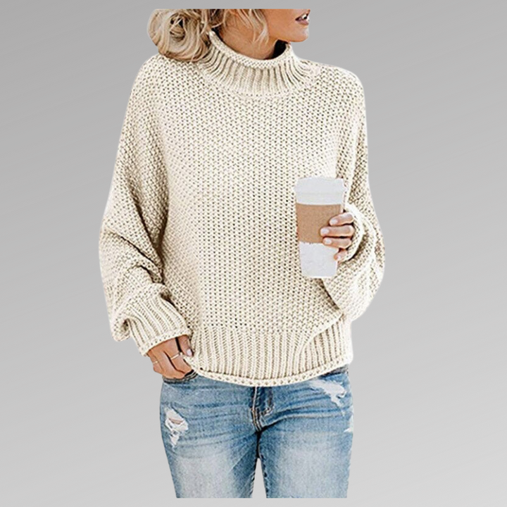 Alpenfeld | Pullover mit hohem Kragen