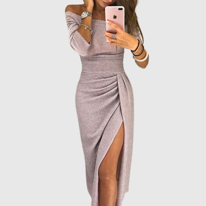 Ely™ - Schickes Maxikleid mit Neckholder und Eleganter, Fließender Passform