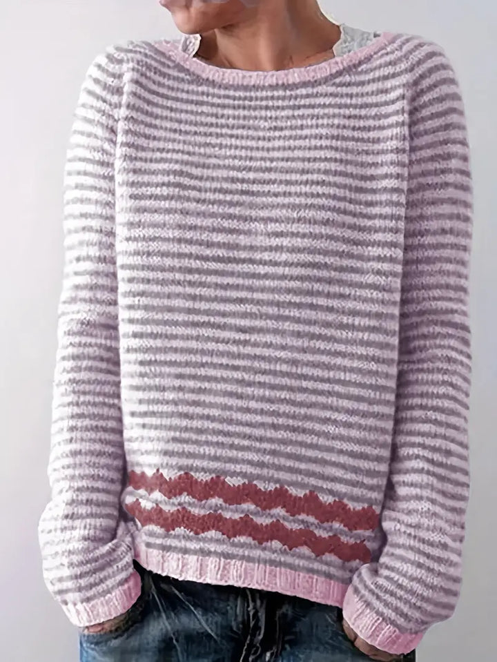 Alpenfeld | Gestreifter Strickpullover