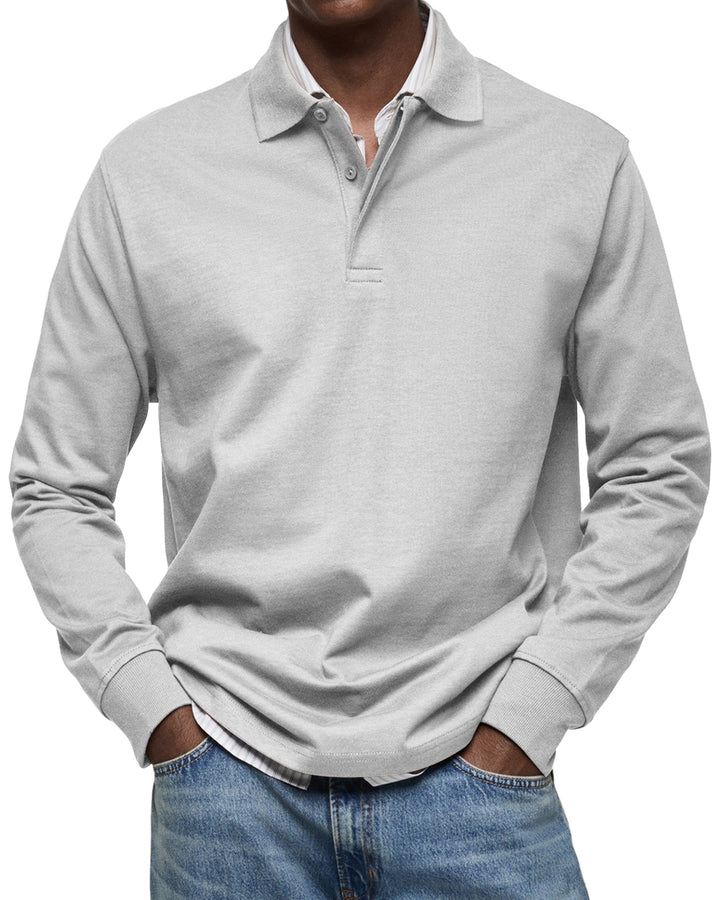 Sommerfeld | Langarm-Poloshirt für Herren (1 kaufen – 1 GRATIS dazu)