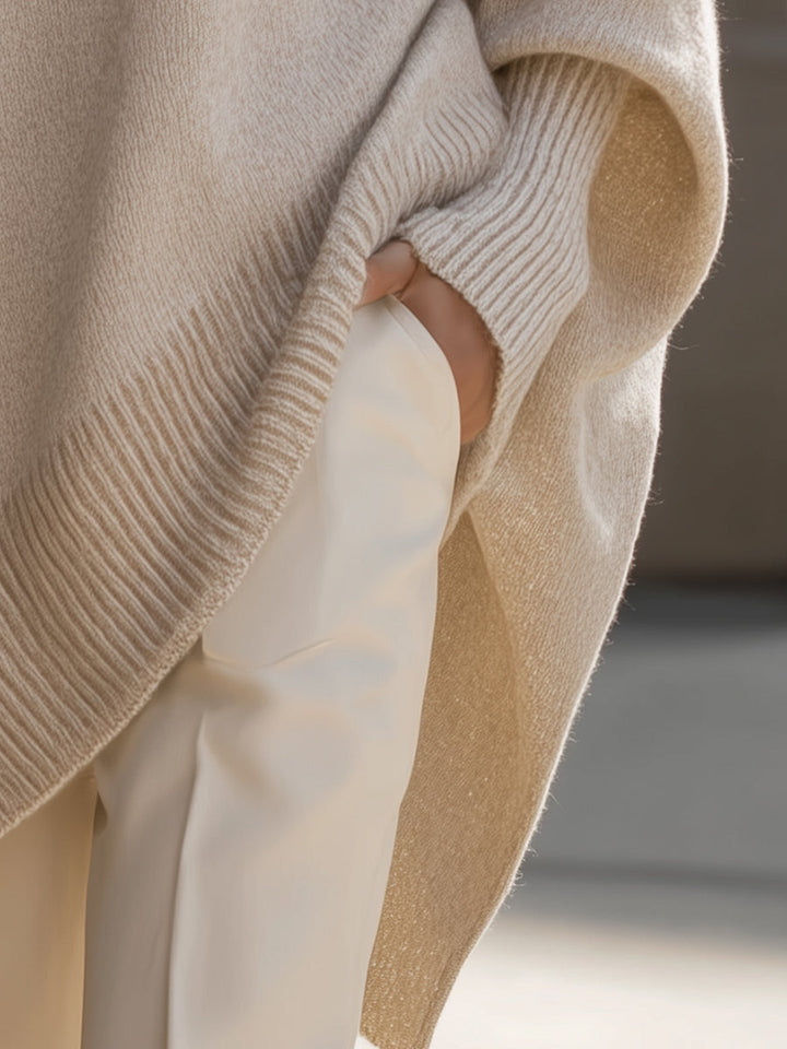 Alpenfeld | Oversize-Pullover mit Drapierung (1 Kaufen, 1 GRATIS dazu)