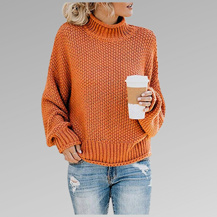 Alpenfeld | Pullover mit hohem Kragen