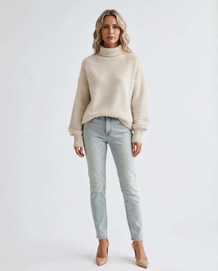 Alpenfeld | Strickpullover mit Rollkragen