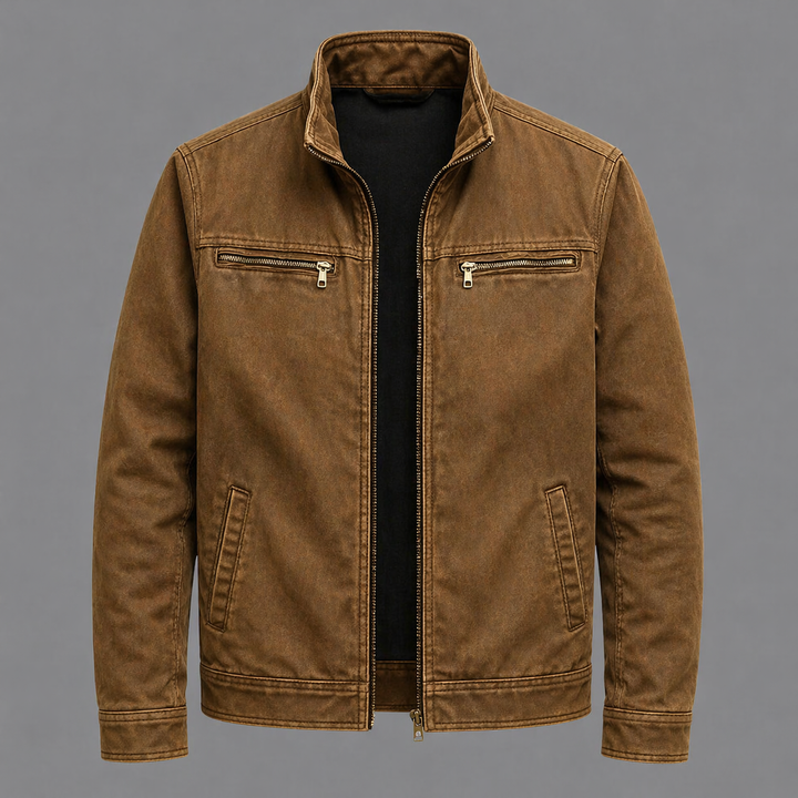 Alpenfeld | Vintage-Baumwolljacke mit Reissverschluss