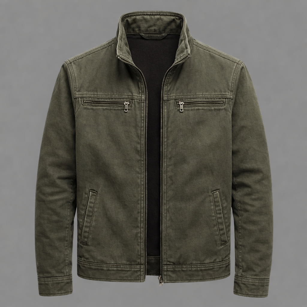 Alpenfeld | Vintage-Baumwolljacke mit Reissverschluss