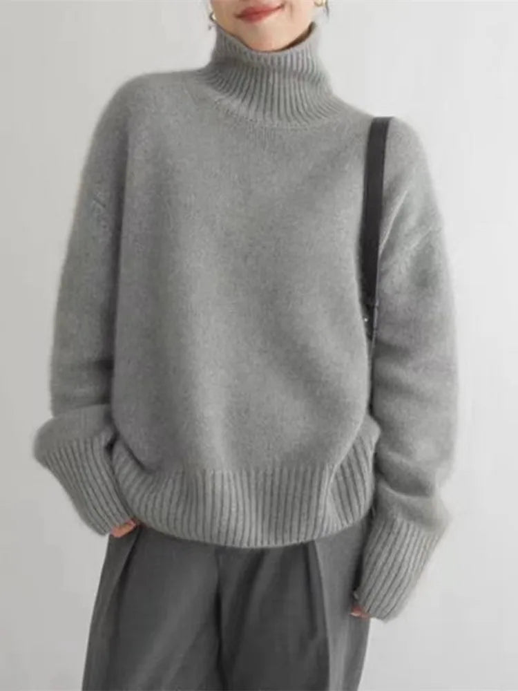 Alpenfeld | Strickpullover mit Rollkragen
