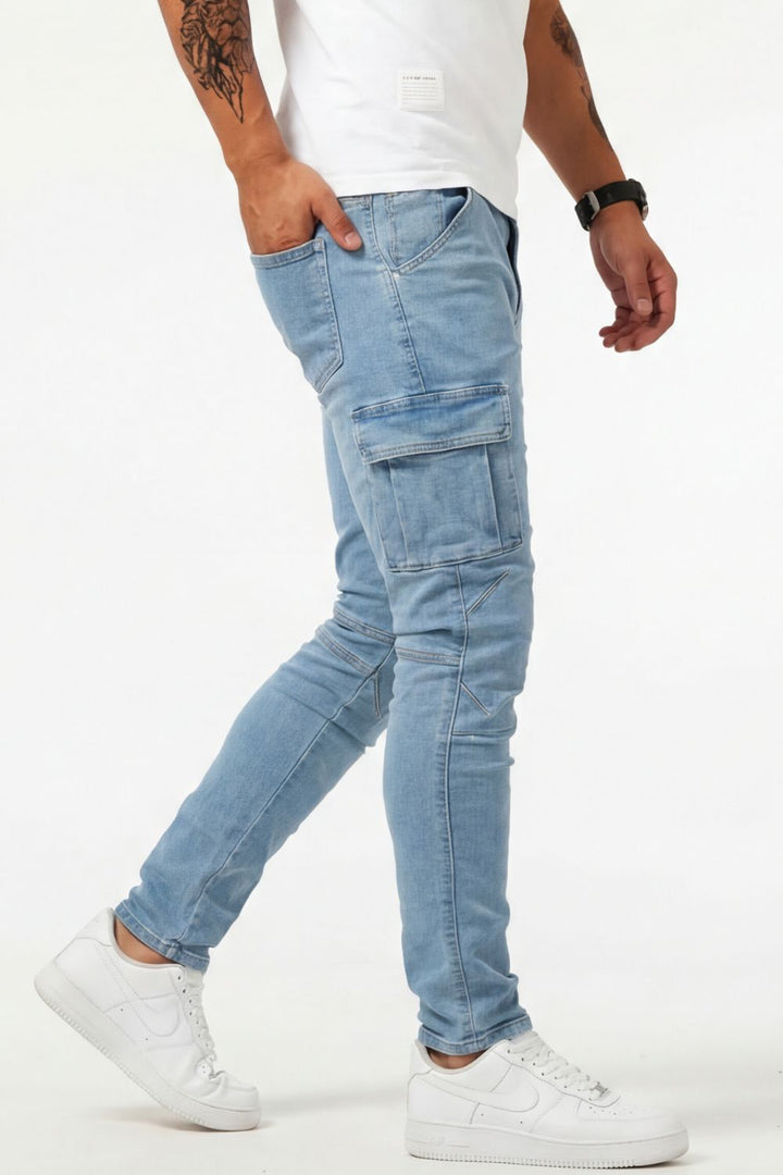 Sommerfeld | Elastische Cargo Jeans für Herren  (1 kaufen, 1 GRATIS dazu)