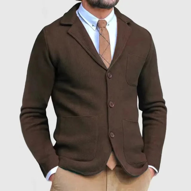 Alpenfeld | Casual Slim Blazer für Herren mit Taschen