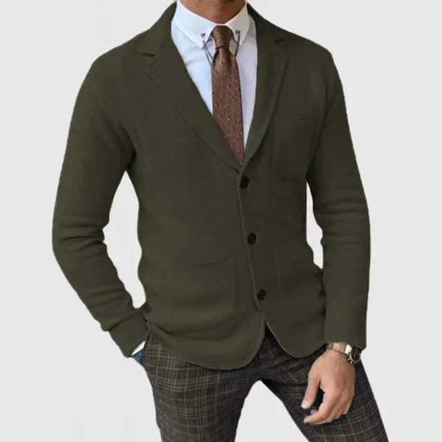 Alpenfeld | Casual Slim Blazer für Herren mit Taschen