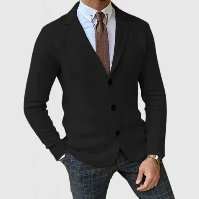 Alpenfeld | Casual Slim Blazer für Herren mit Taschen