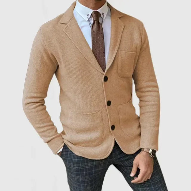 Alpenfeld | Casual Slim Blazer für Herren mit Taschen