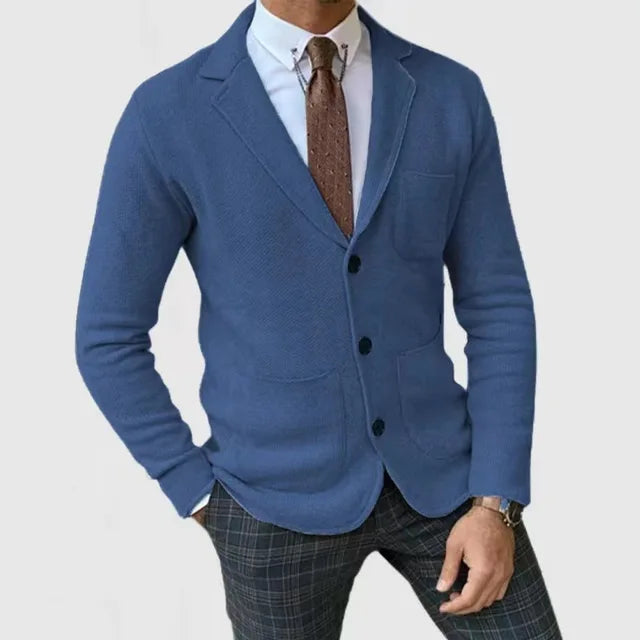 Alpenfeld | Casual Slim Blazer für Herren mit Taschen