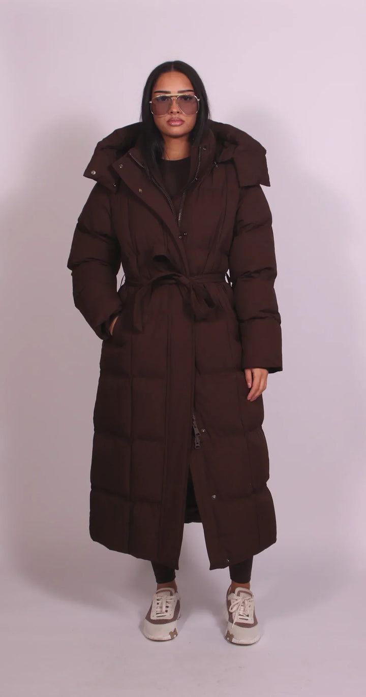 Alpenfeld | Langer Puffer-Mantel für Damen
