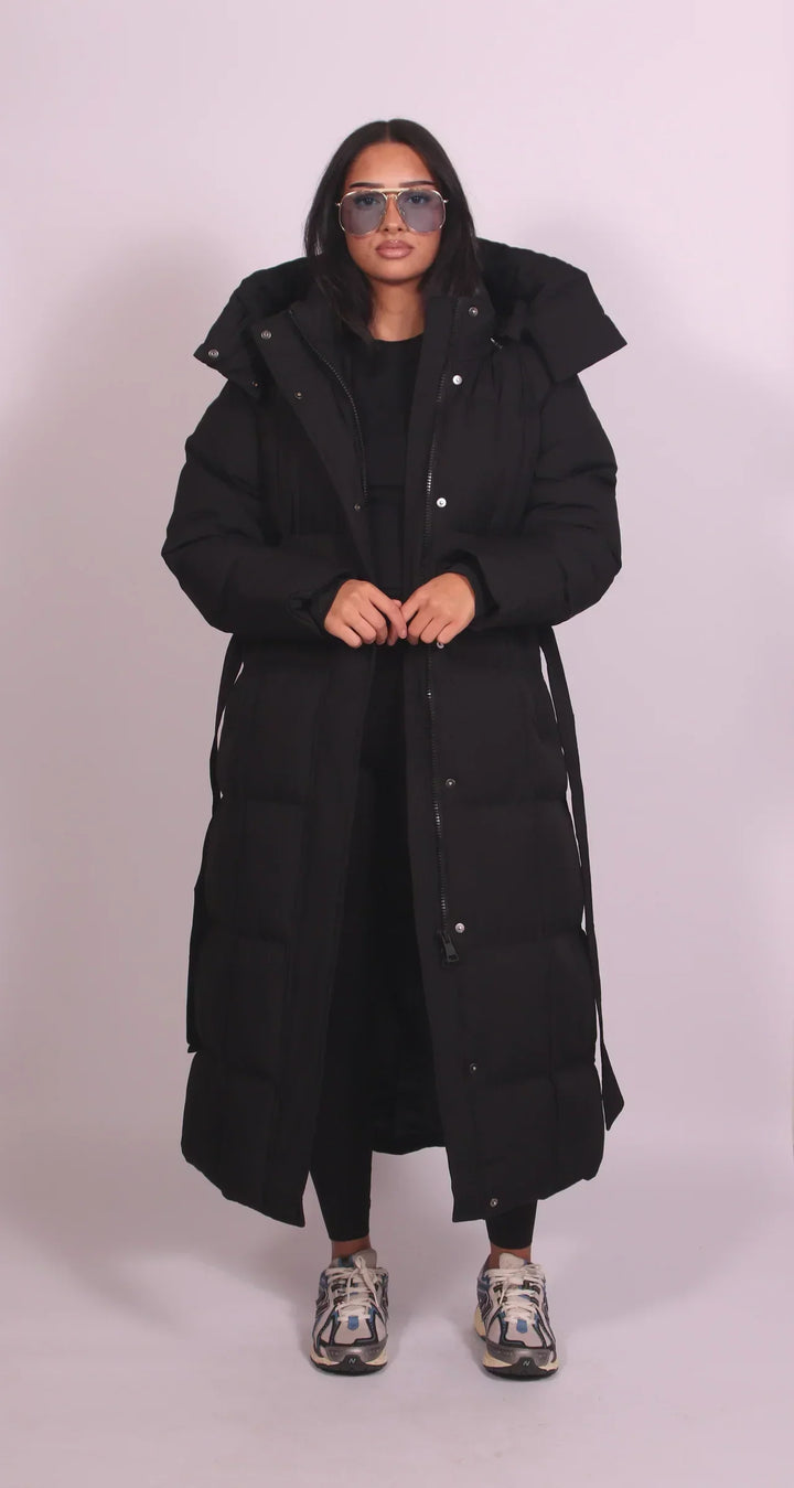 Alpenfeld | Langer Puffer-Mantel für Damen