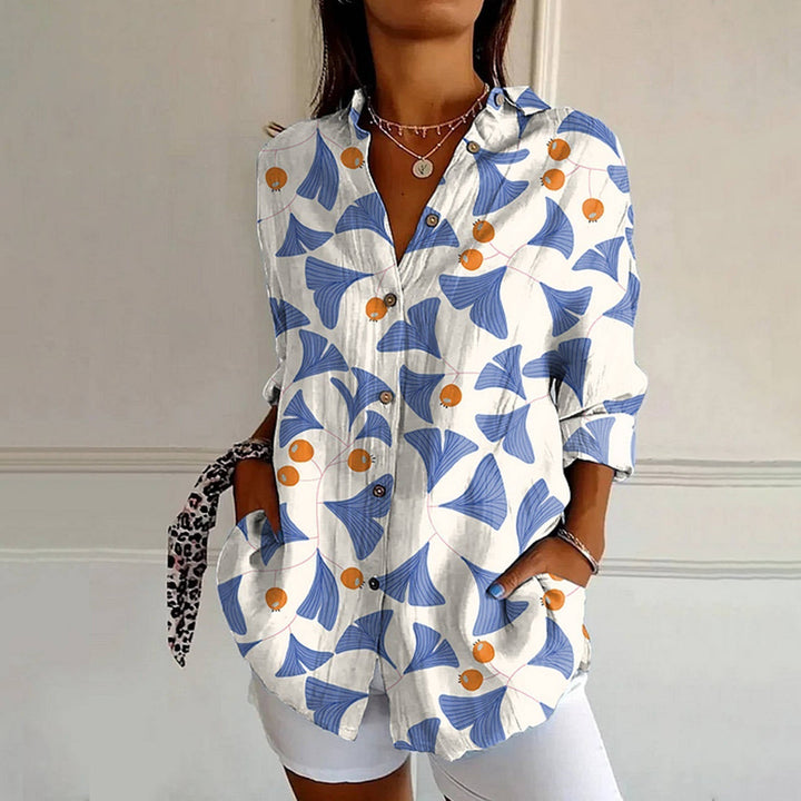 Mayla | Vintage Blumenbluse