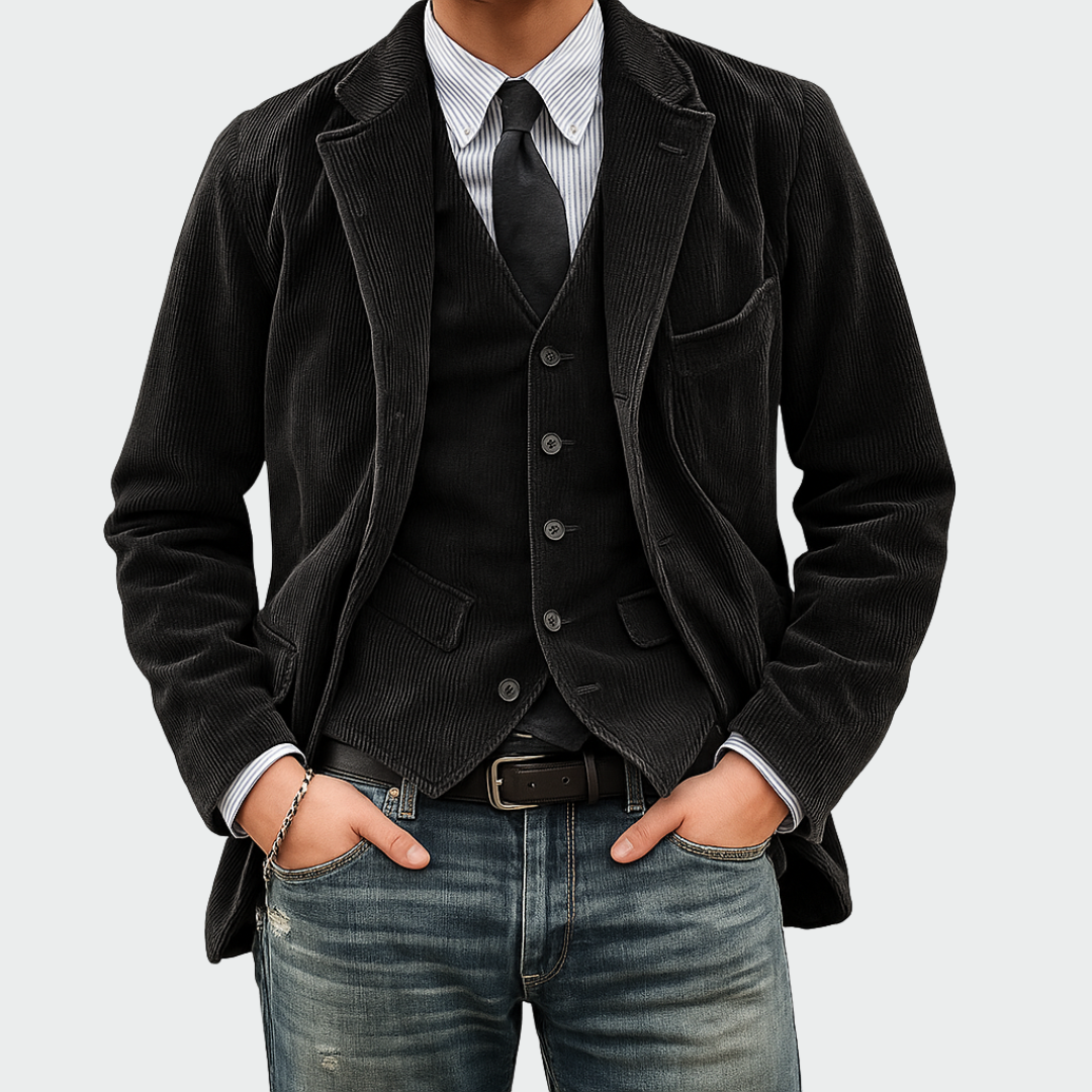Alpenfeld | Elegantes Blazer- und Westen-Set