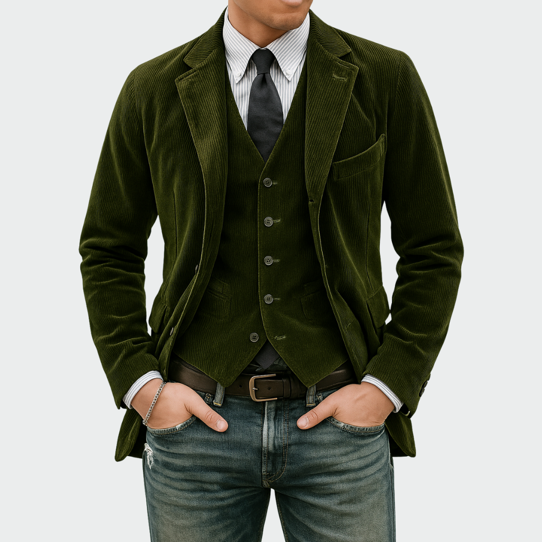 Alpenfeld | Elegantes Blazer- und Westen-Set