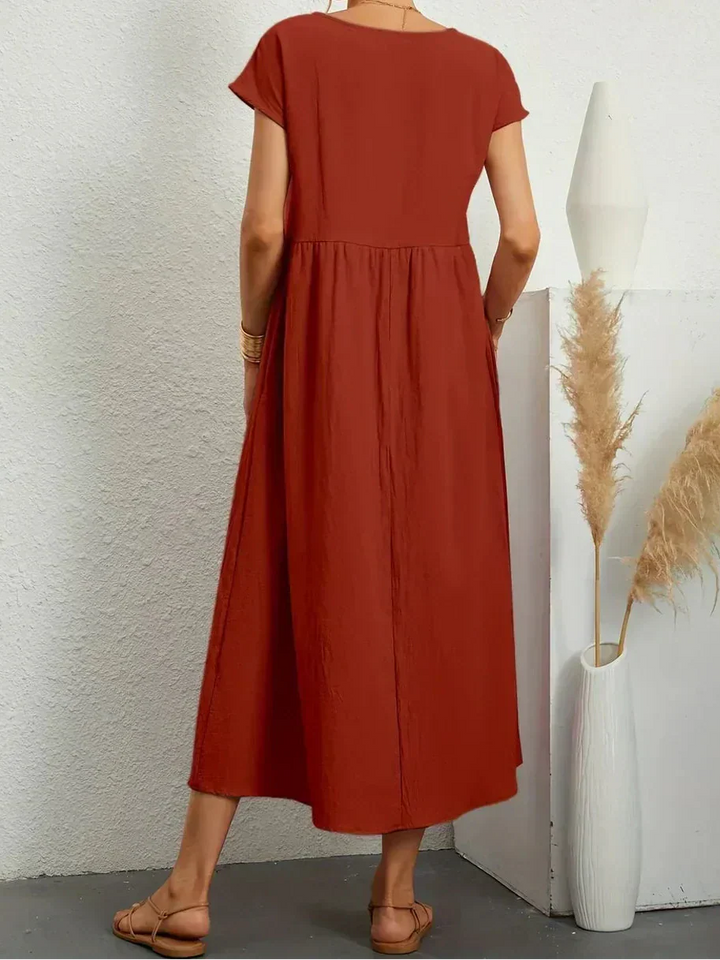 Anna™ – Entspanntes & Stylishes Midikleid
