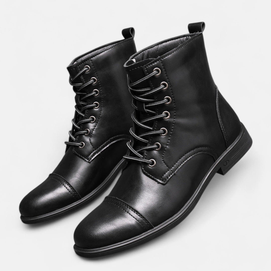 Alpenfeld | Elegante Herrenstiefel aus Kunstleder