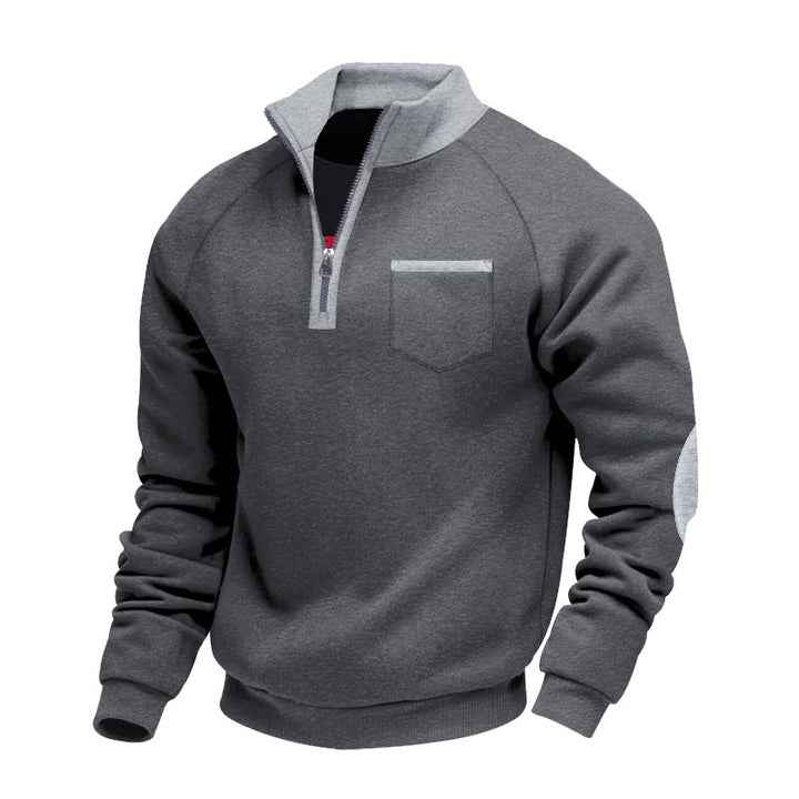 Alpenfeld | Herren-Fleece-Half-Zip-Pullover