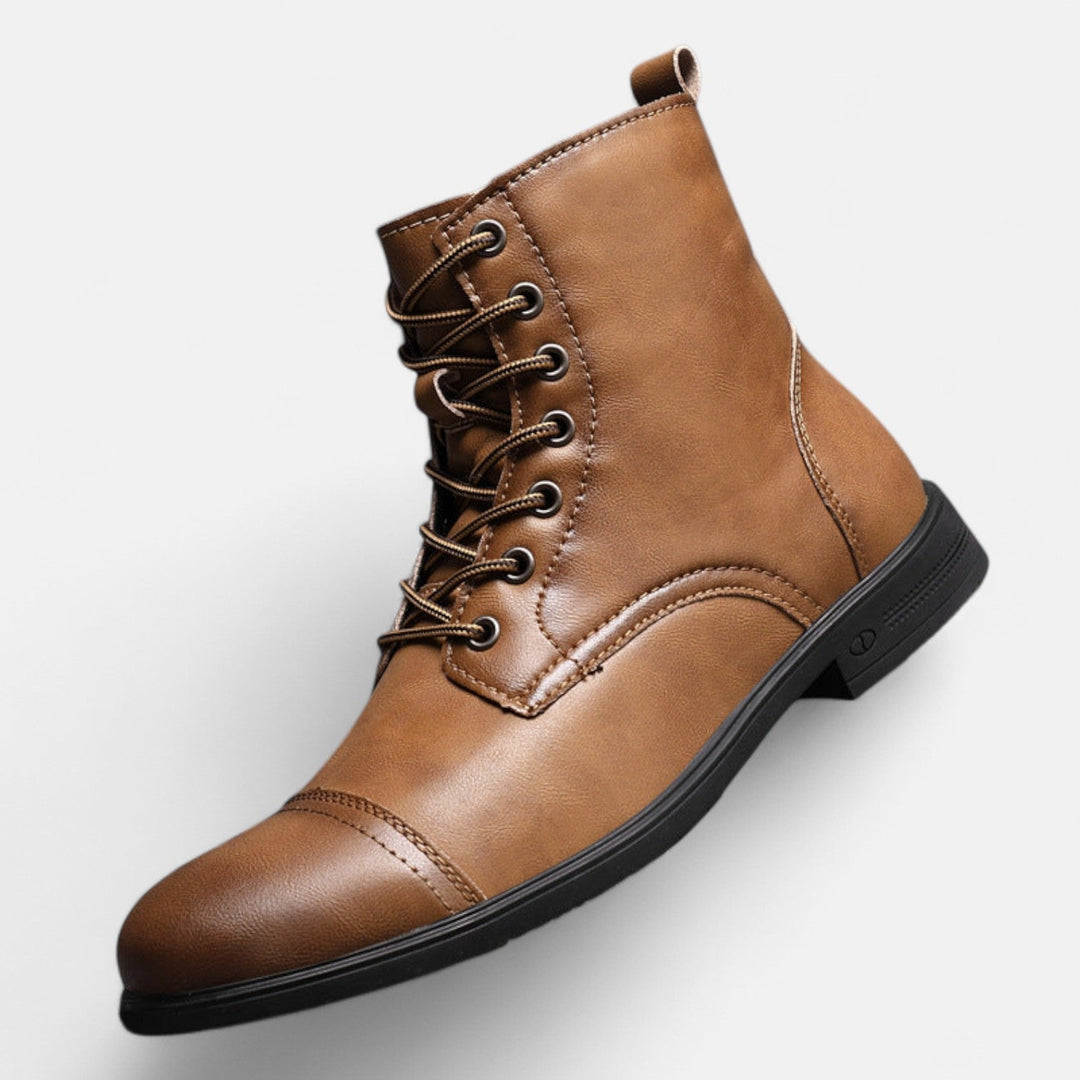 Alpenfeld | Elegante Herrenstiefel aus Kunstleder