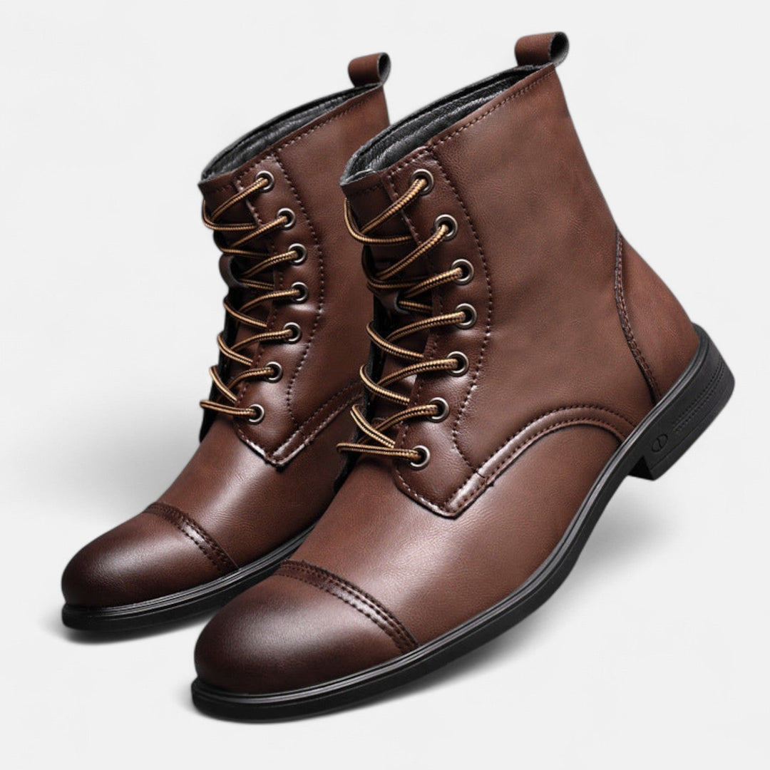Alpenfeld | Elegante Herrenstiefel aus Kunstleder