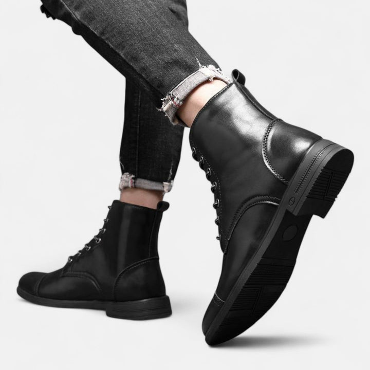 Alpenfeld | Elegante Herrenstiefel aus Kunstleder