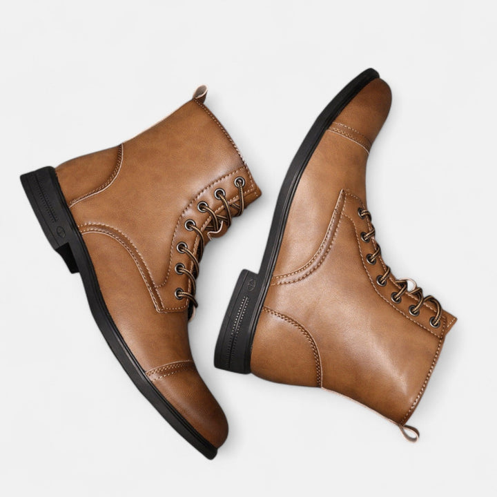 Alpenfeld | Elegante Herrenstiefel aus Kunstleder