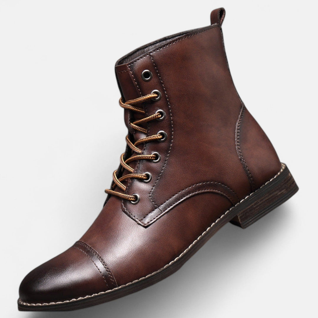 Alpenfeld | Elegante Herrenstiefel aus Kunstleder