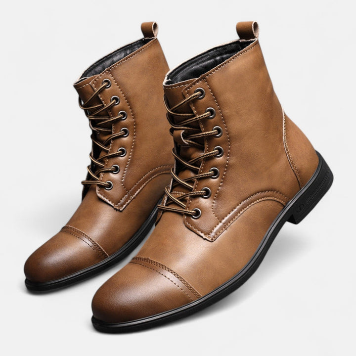 Alpenfeld | Elegante Herrenstiefel aus Kunstleder