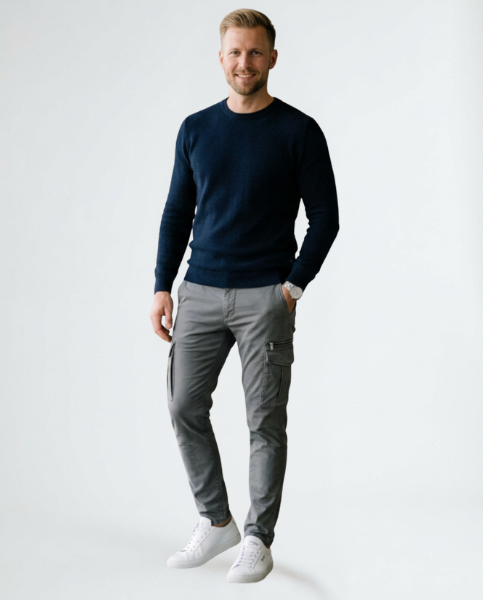 Alpenfeld | Premium Herren Cargo Stretchhose (1 Kaufen, 1 GRATIS dazu)